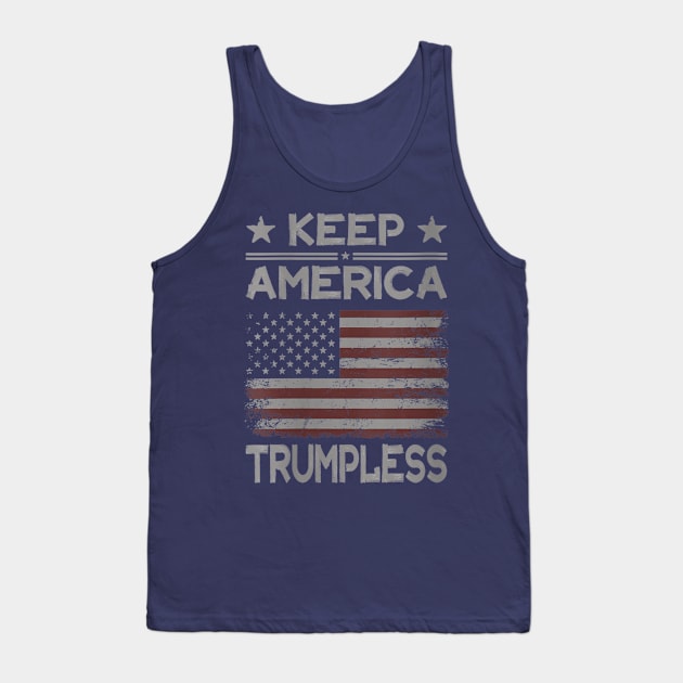 KEEP AMERICA TRUMPLESS Tank Top by WILLER